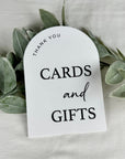 Cards and Gifts Wedding Sign