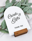 Elegant guest table sign for wedding reception