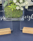 Acrylic Wedding Table Numbers