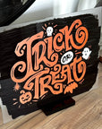 Trick or Treat Halloween Sign