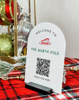 Christmas Sign, Wifi Sign, QR Code Sign