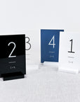 Lux Modern Wedding Table Numbers