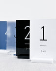 Lux Modern Wedding Table Numbers