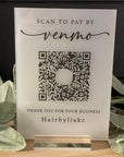 Venmo QR Code Sign, Zelle QR Code