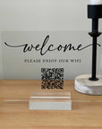 WiFi QR Code Sign