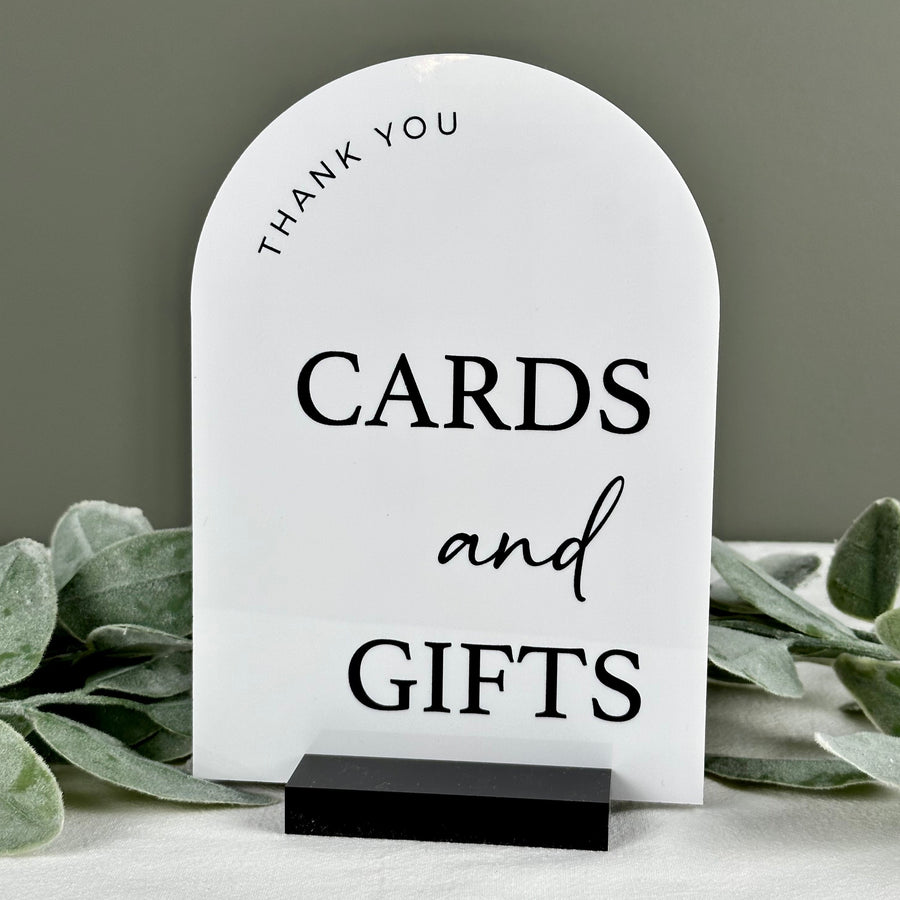 Cards and Gifts Wedding Sign