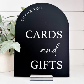 Cards and Gifts Wedding Sign