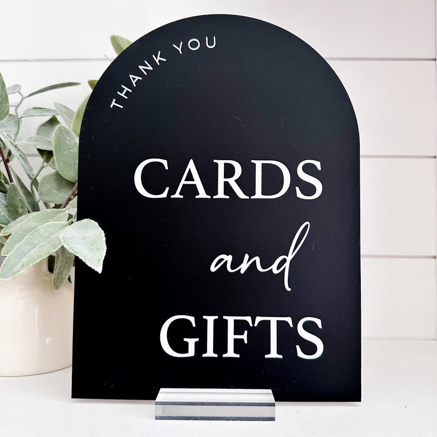 Cards and Gifts Wedding Sign