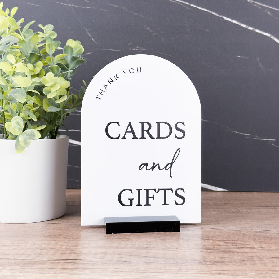 Cards and Gifts Wedding Sign