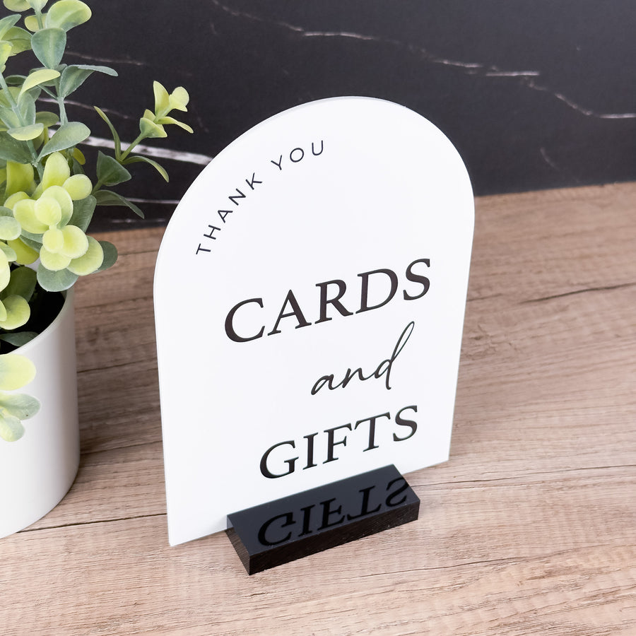 Cards and Gifts Wedding Sign