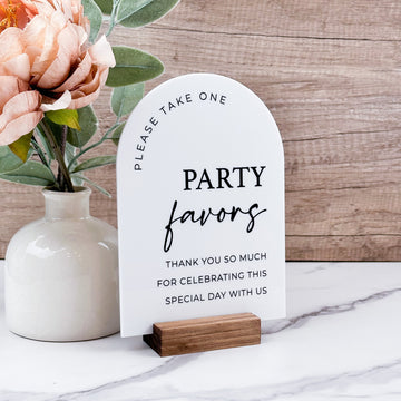 Party Favors Sign