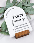 Party Favors Sign