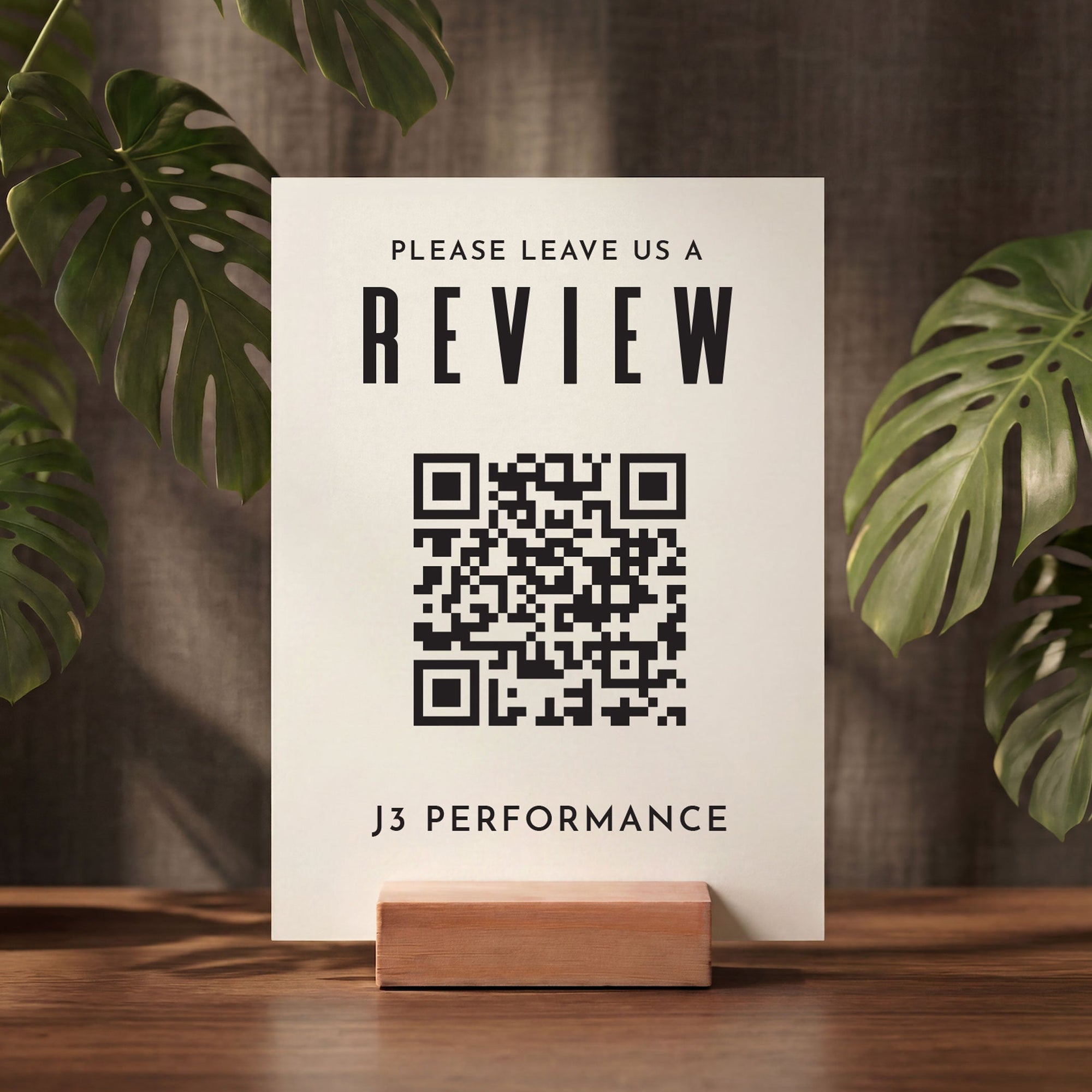 Leave a Review Business Sign