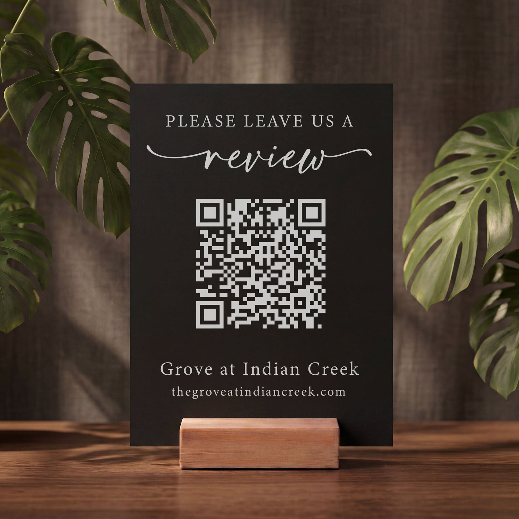 Please Leave a Review Business Sign