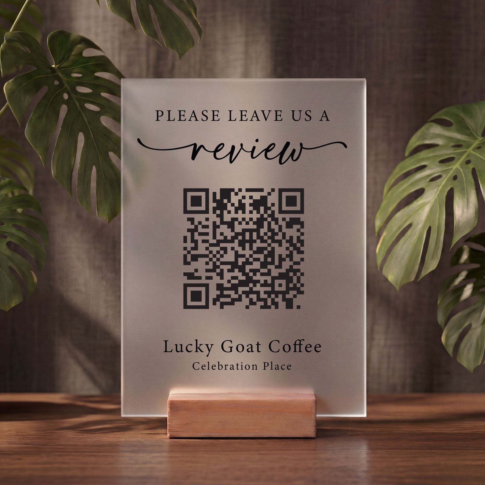 Please Leave a Review Business Sign