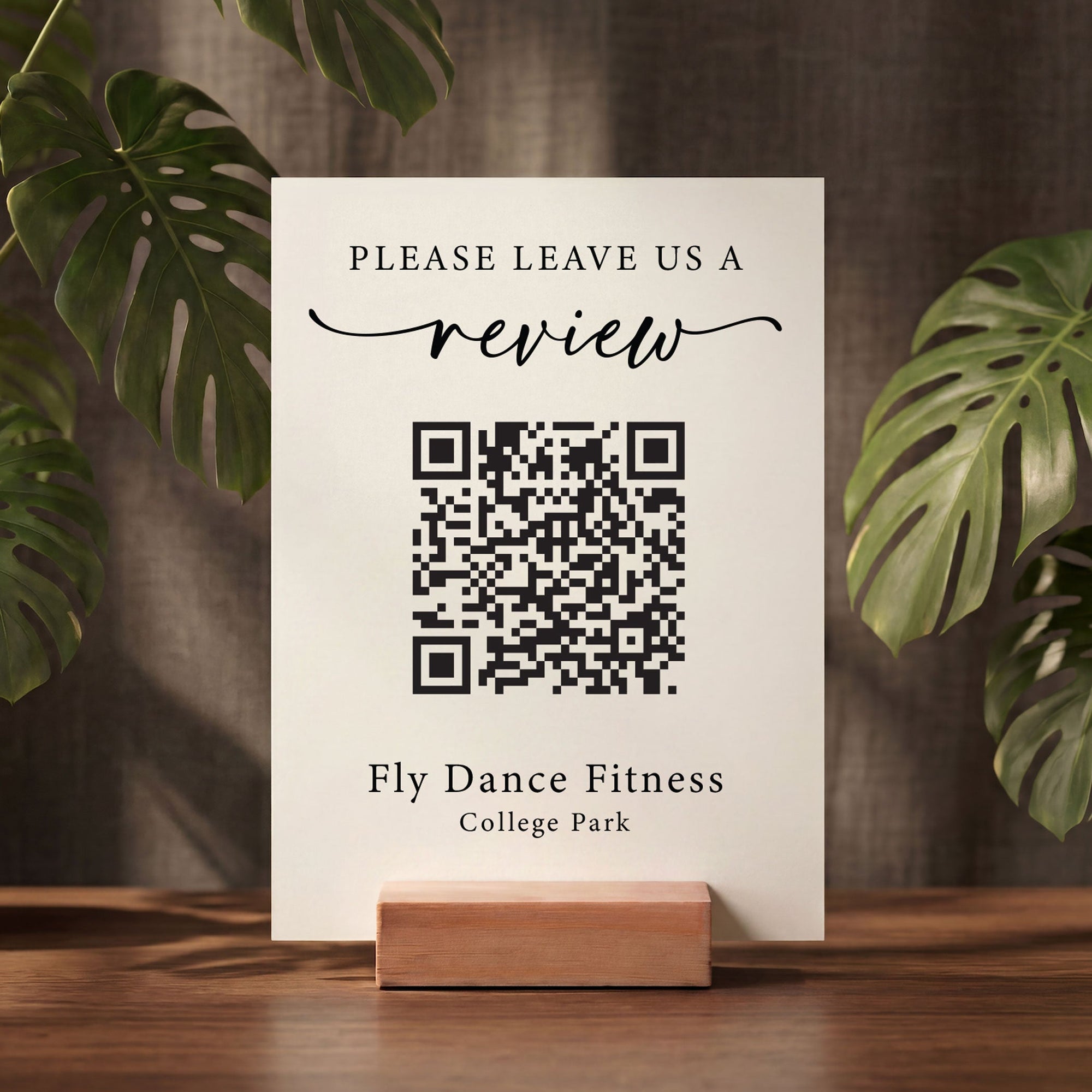 Please Leave a Review Business Sign