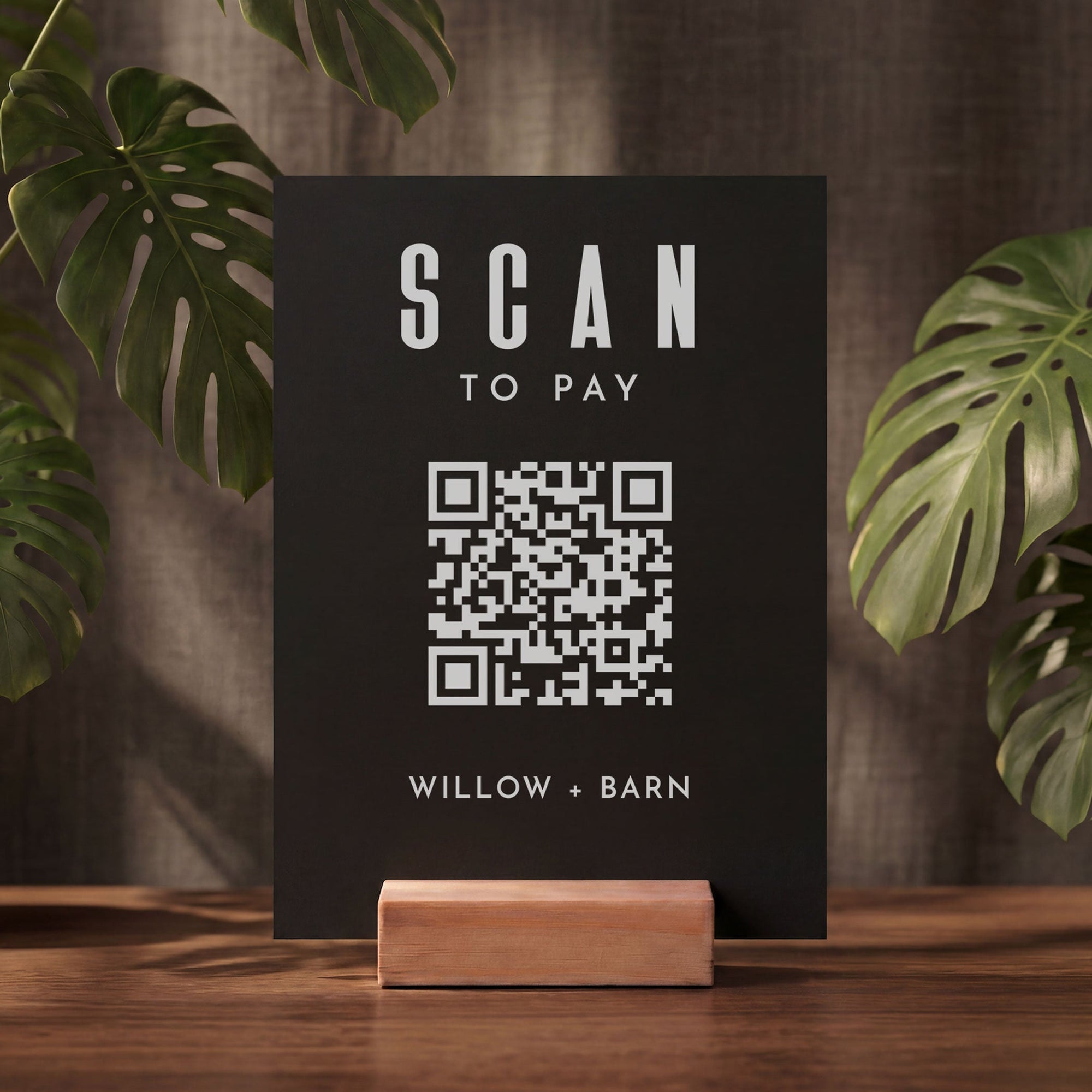 Scan to Pay Sign