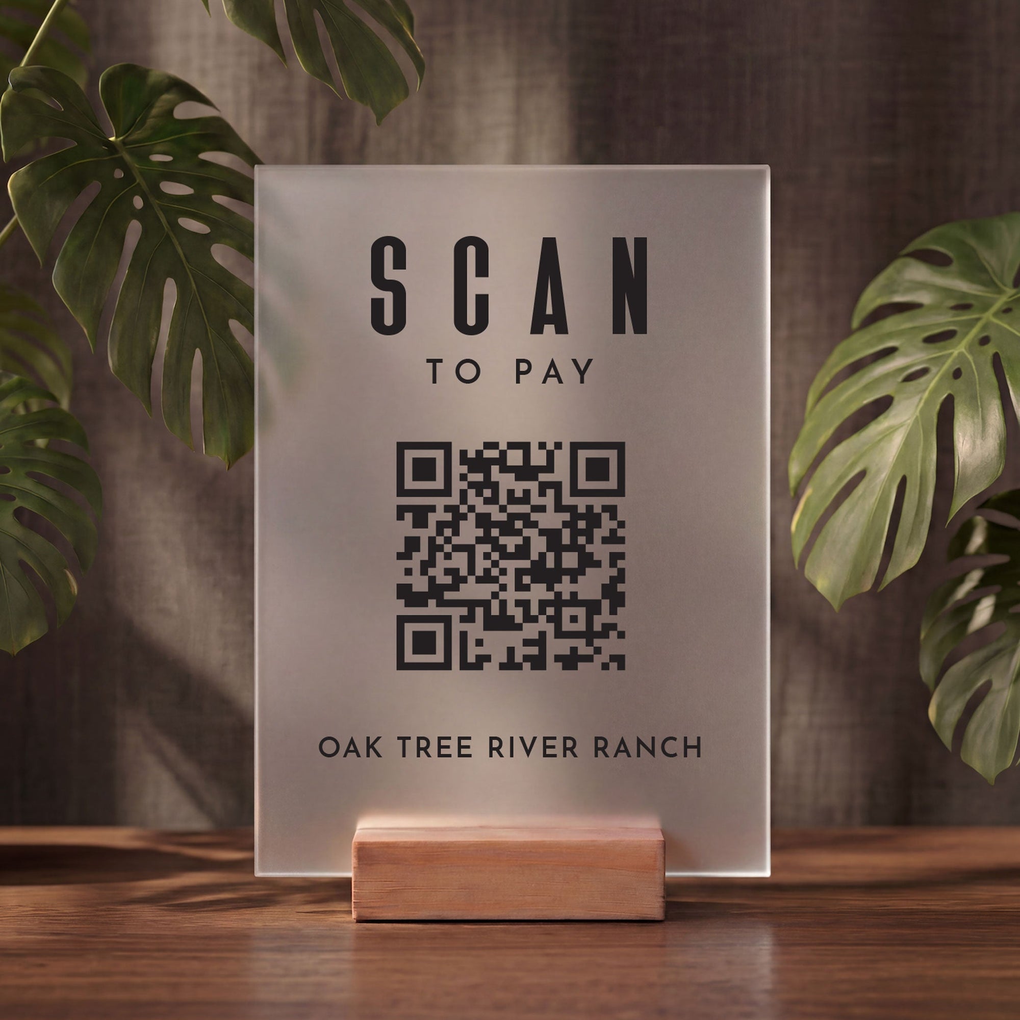 Scan to Pay Sign