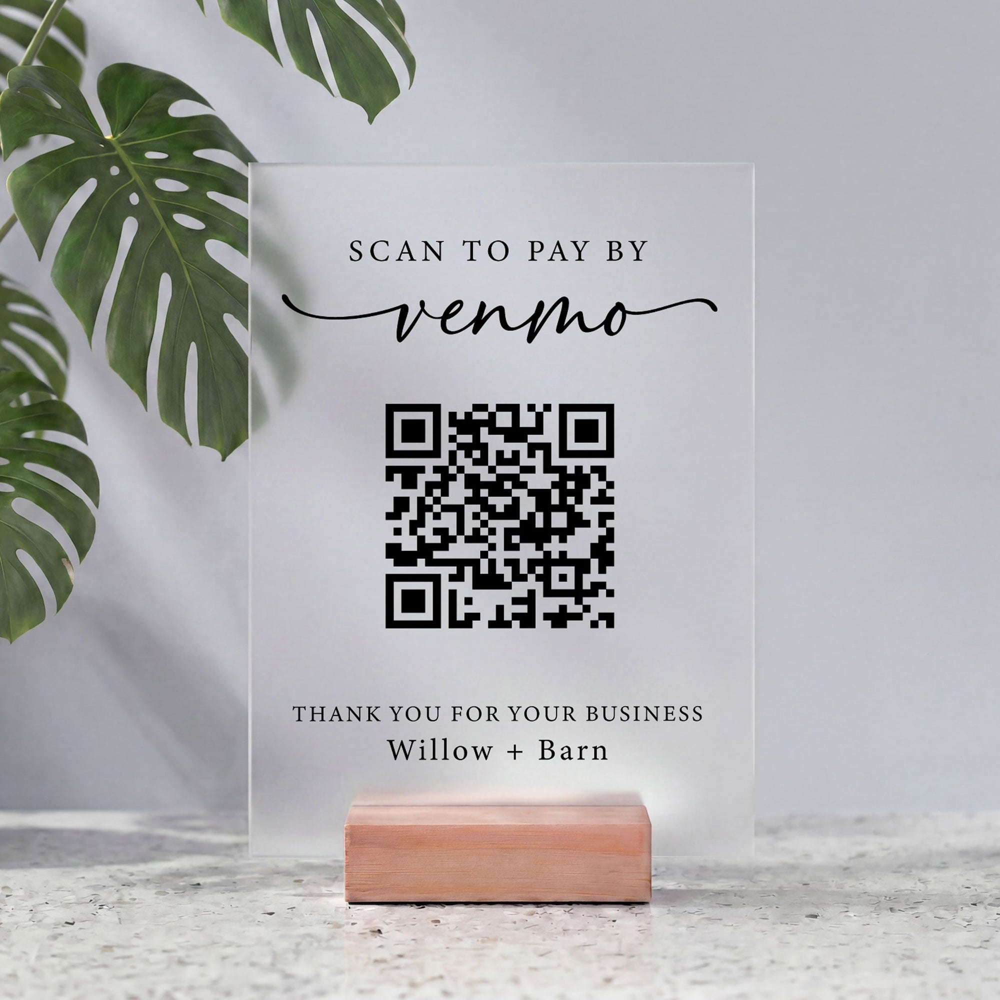 Scan to Pay Sign