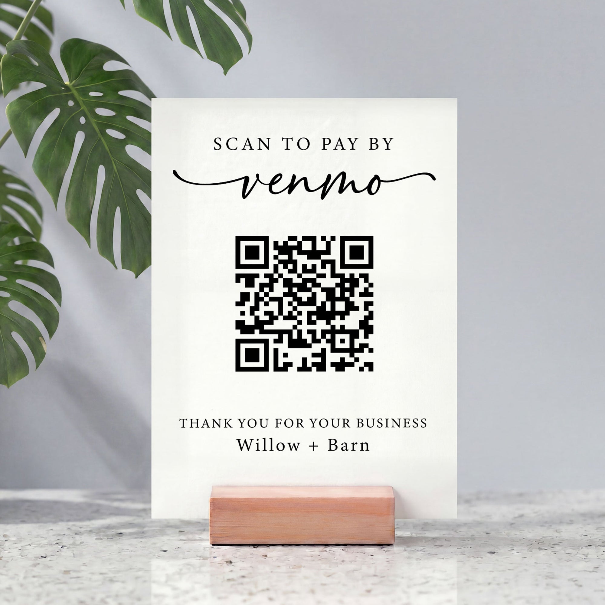 Scan to Pay Sign