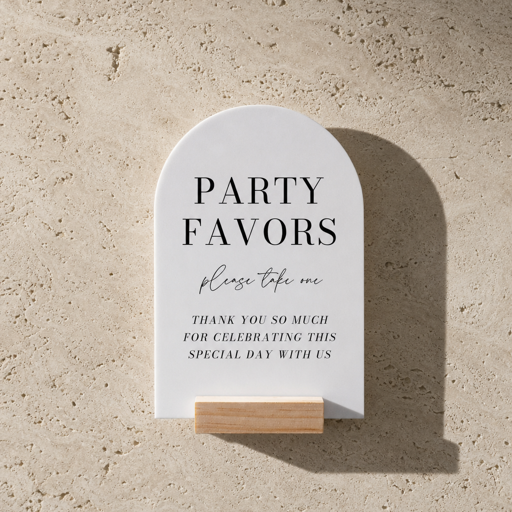 Party Favors Sign
