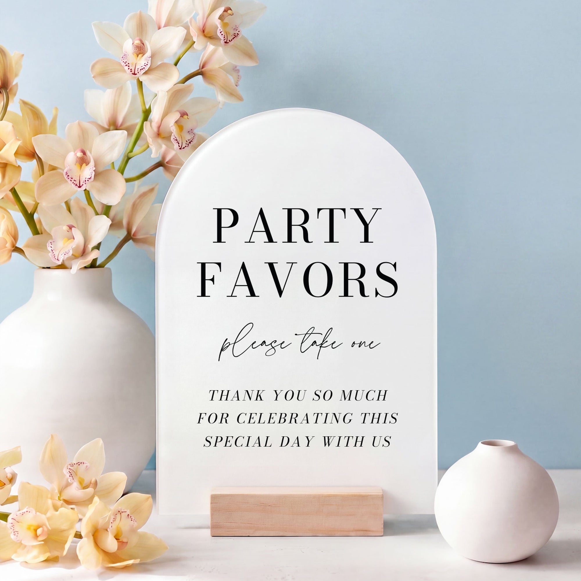 Party Favors Sign