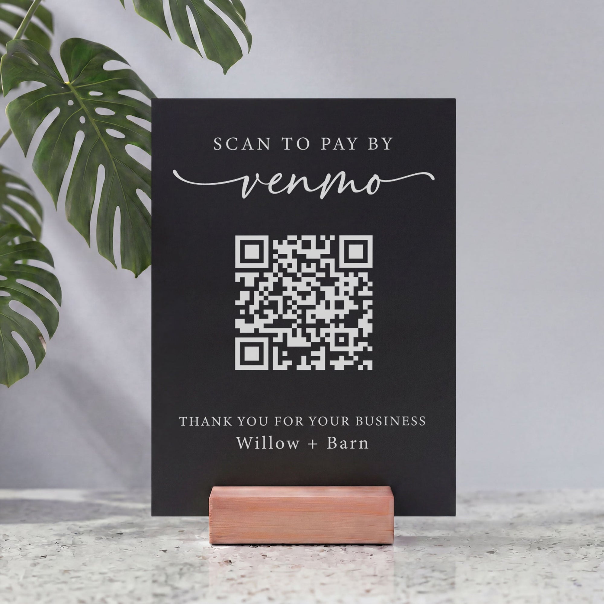Scan to Pay Sign