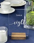 Acrylic Wedding Table Numbers