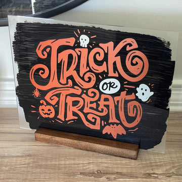 Trick or Treat Halloween Sign