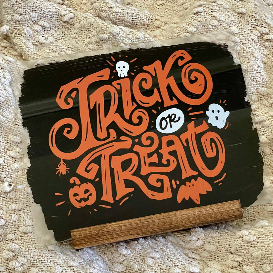 Trick or Treat Halloween Sign