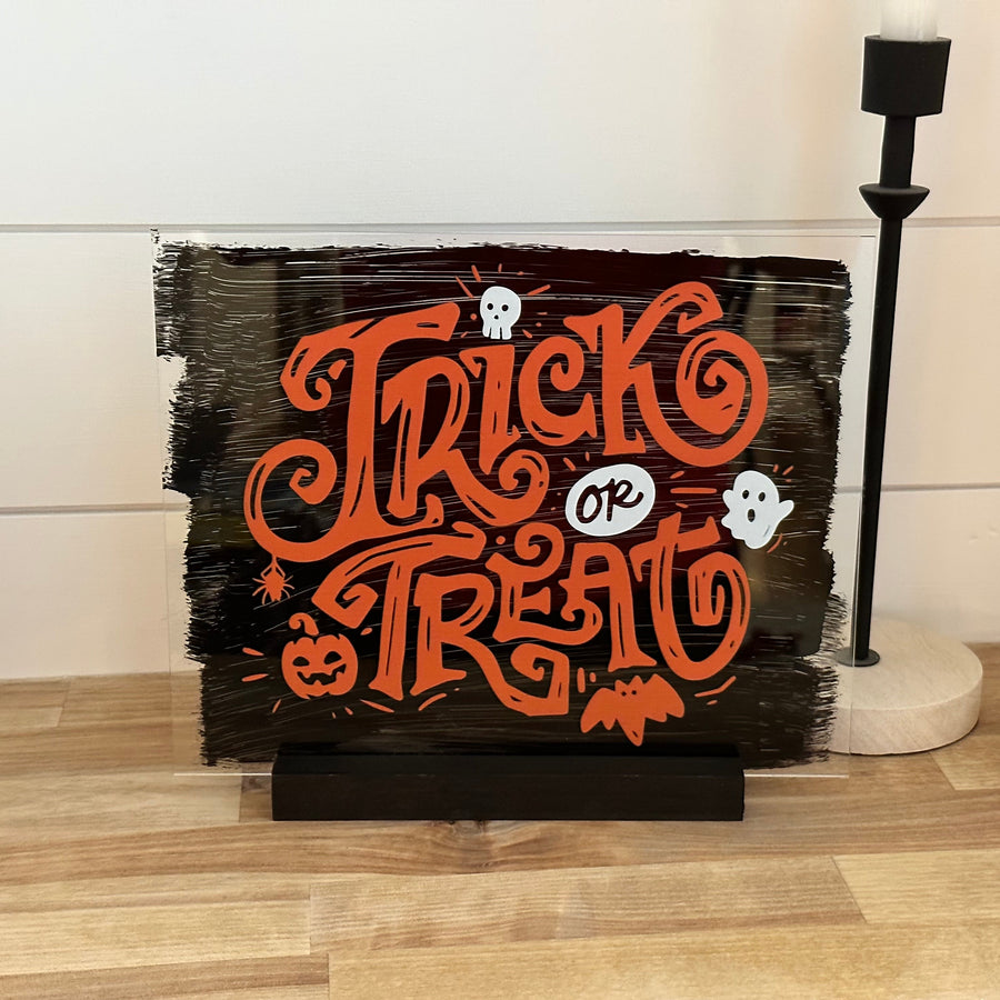 Trick or Treat Halloween Sign